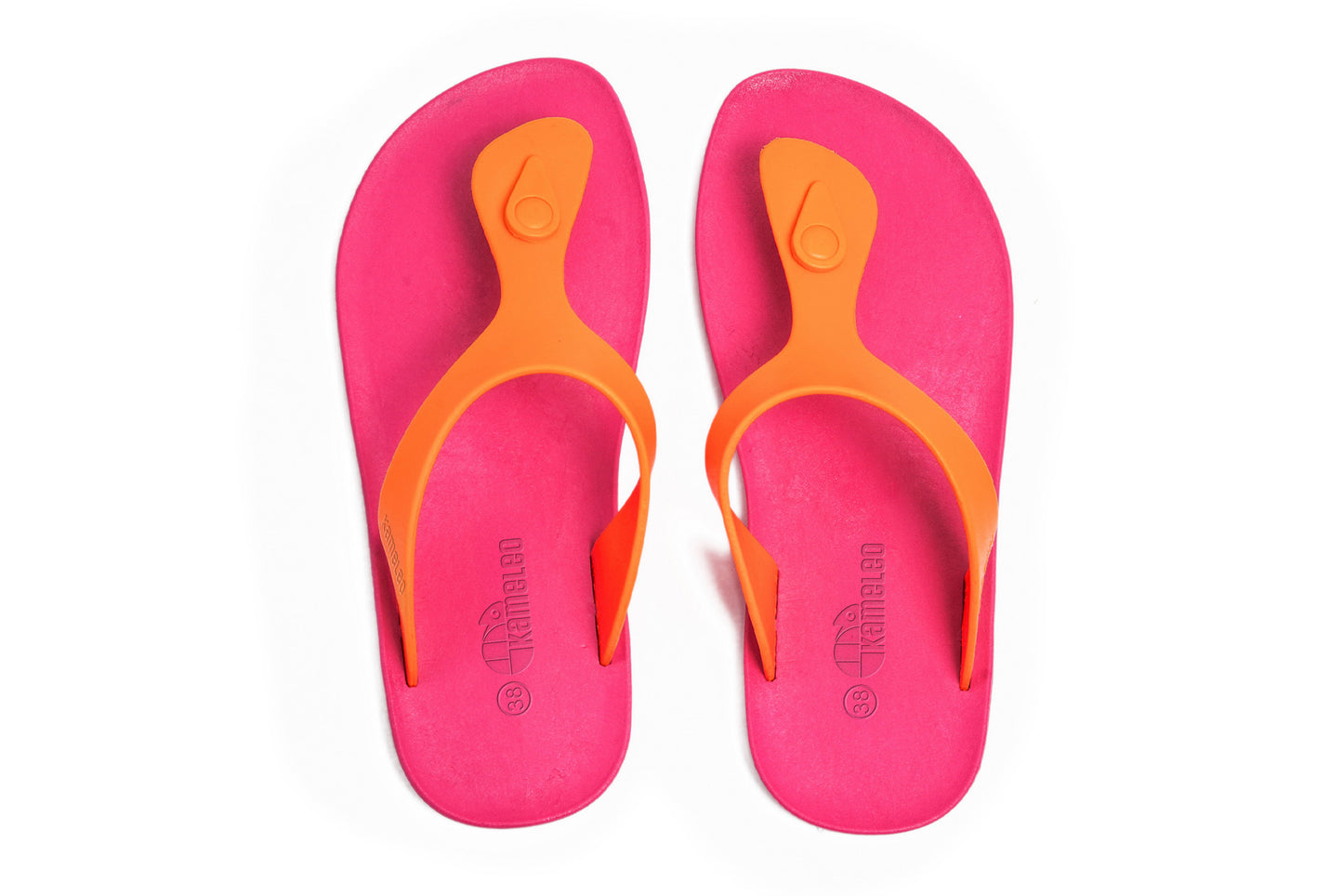 Candy Pink Sole Orange Strap