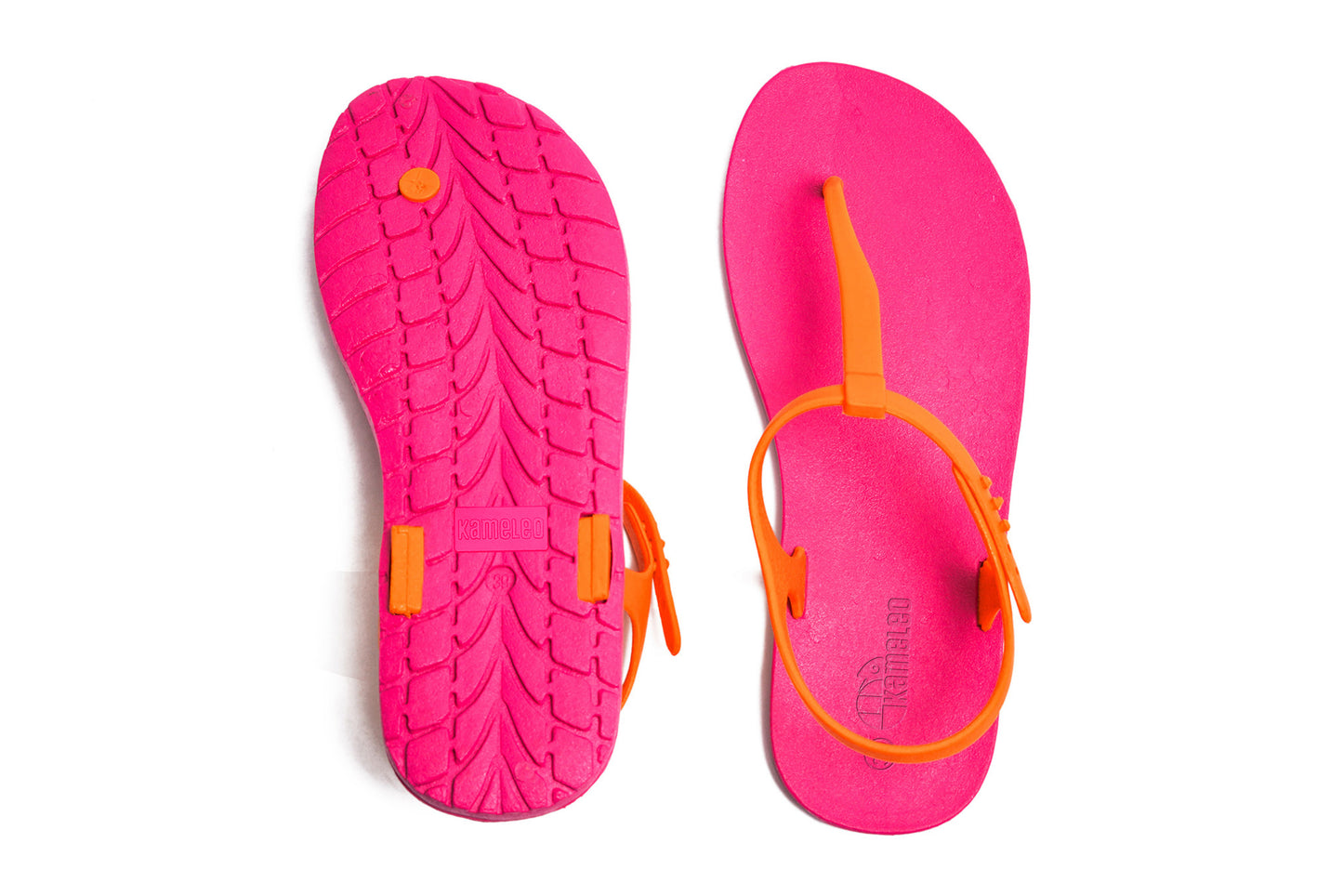 Saily Pink Sole Orange Strap