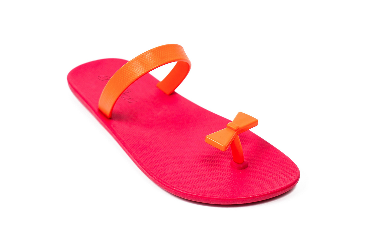 Poppi Bow Pink Sole Orange Strap