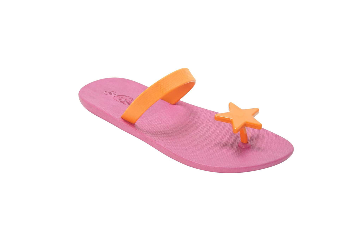 Poppi Star Pink Sole Orange Strap