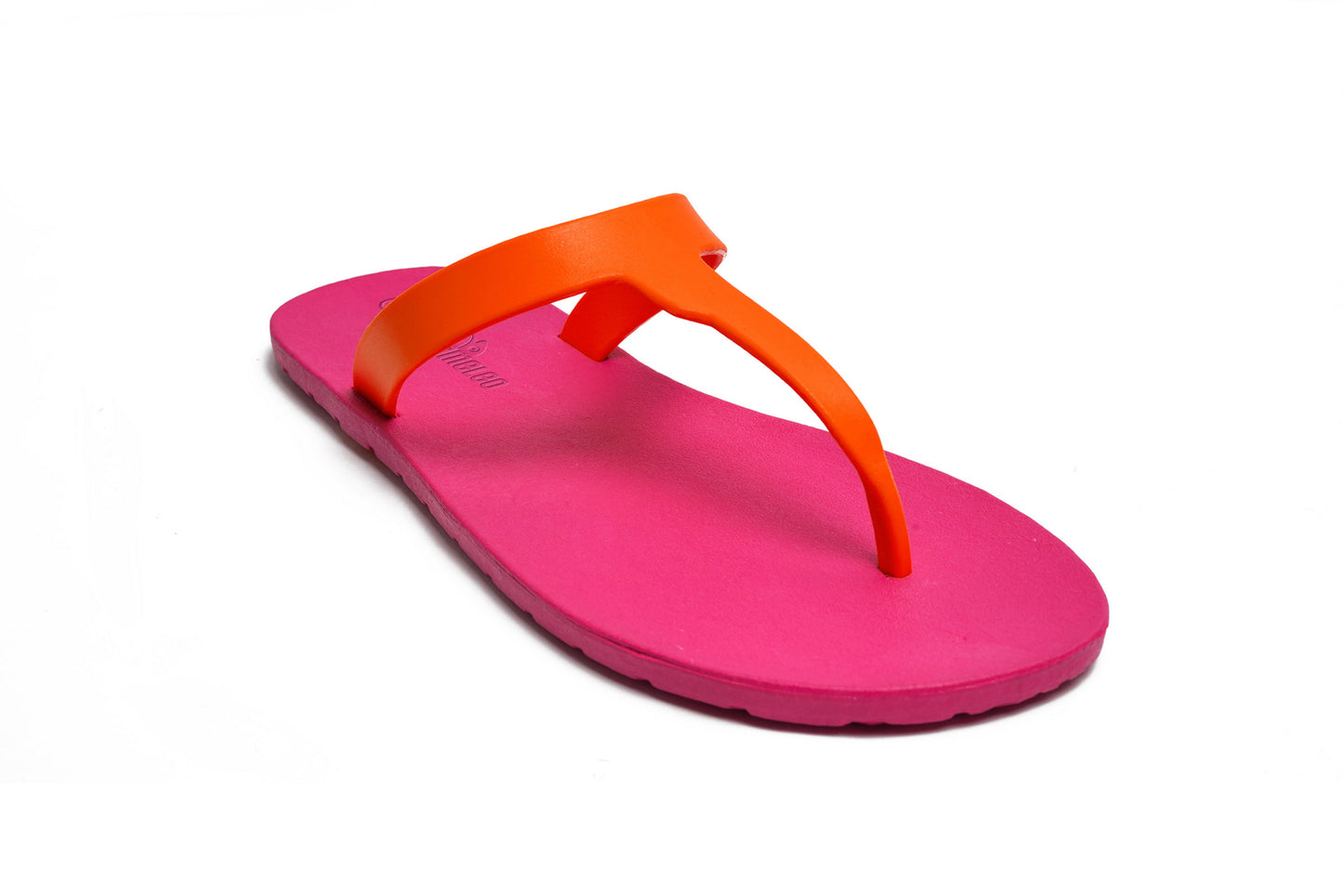 Thongs Pink Sole Orange Strap