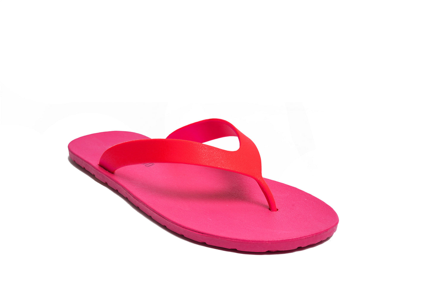 Flippy Pink Sole Red Strap