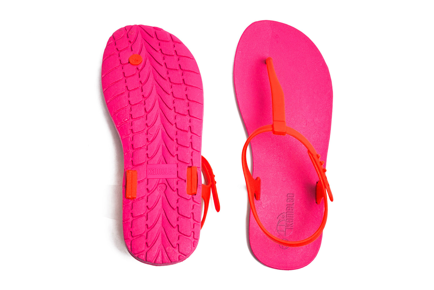 Saily Pink Sole Red Strap