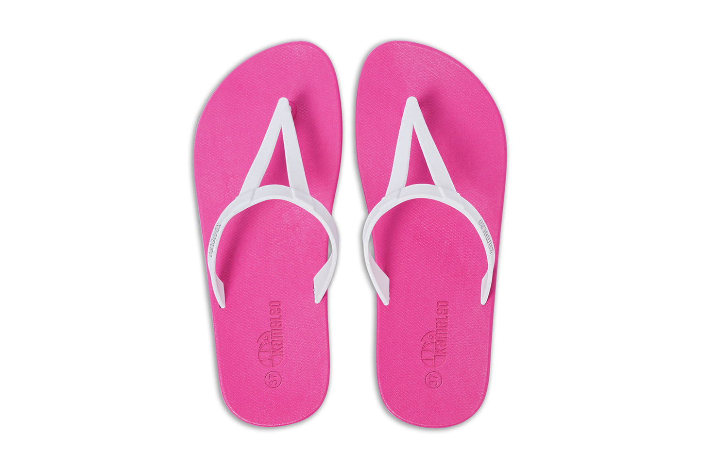 Eiffel Pink Sole White Strap