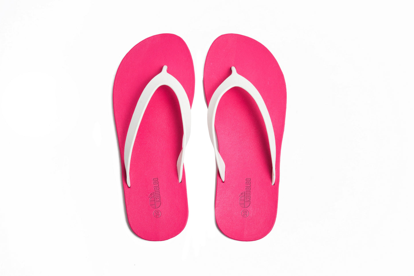 Flippy Pink Sole White Strap