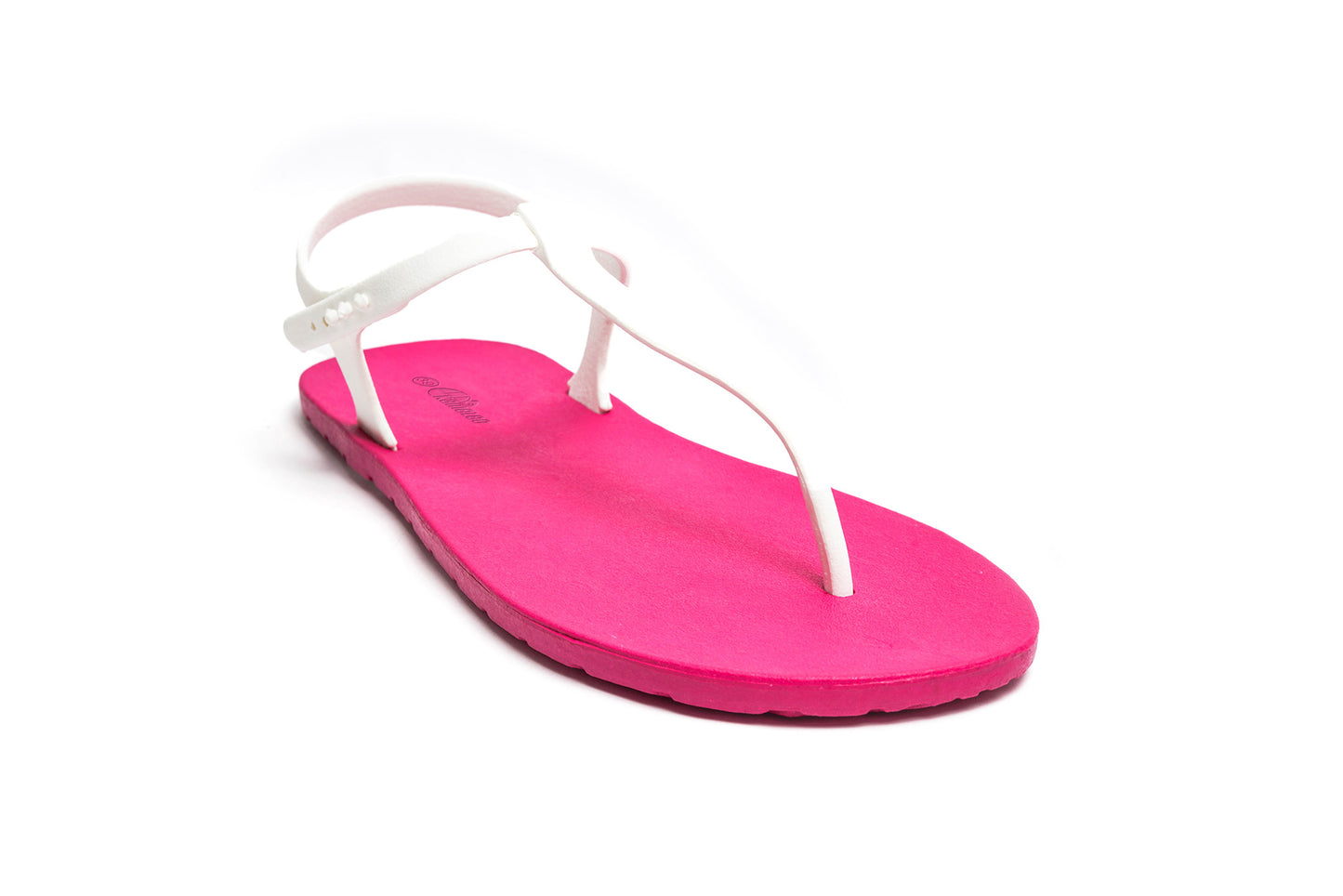 Saily Pink Sole White Strap