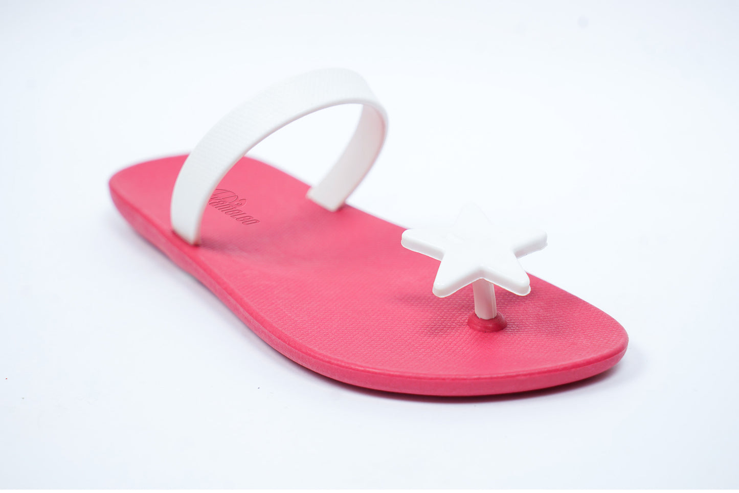 Poppi Star Pink Sole White Strap