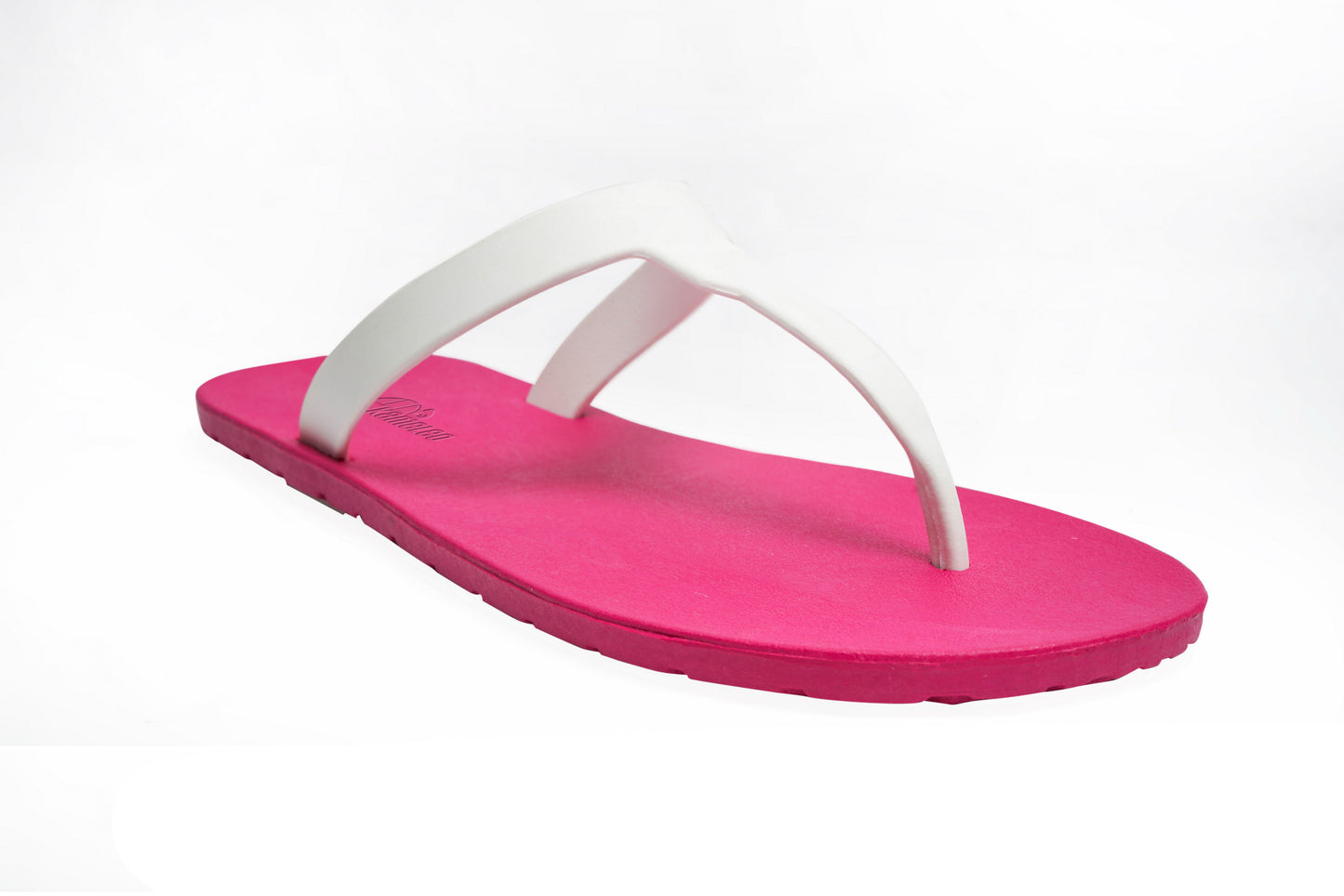 Thongs Pink Sole White Strap
