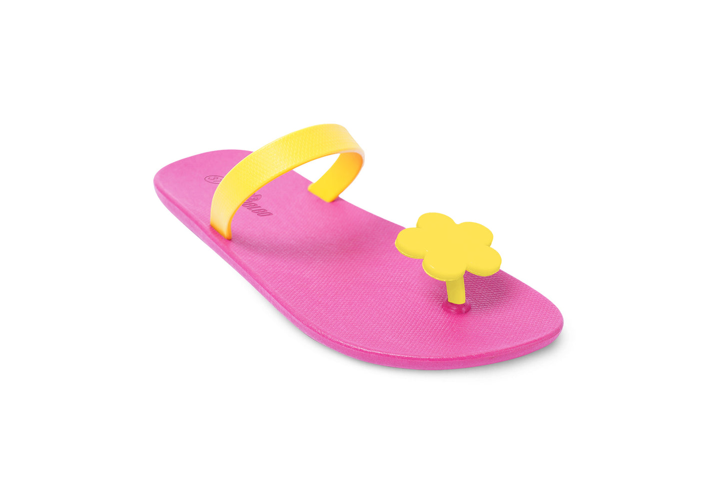 Poppi Flora Pink Sole Yellow Strap