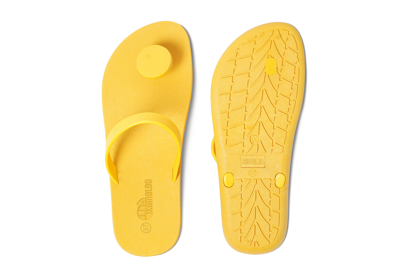 Poppi Dot Yellow Sole Yellow Strap