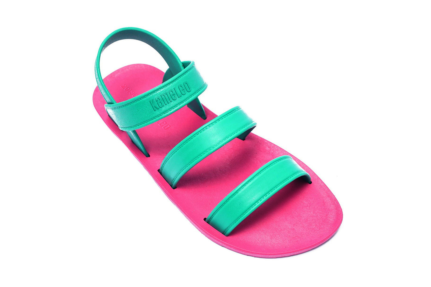 Twin Plus Kids Pink Sole Green Strap