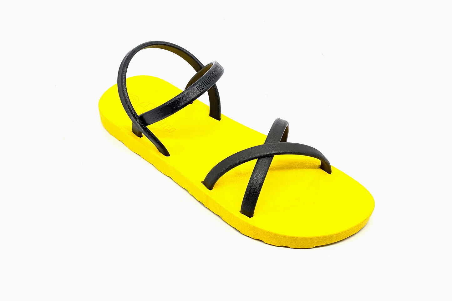 Cross Slim Yellow Sole Black Strap