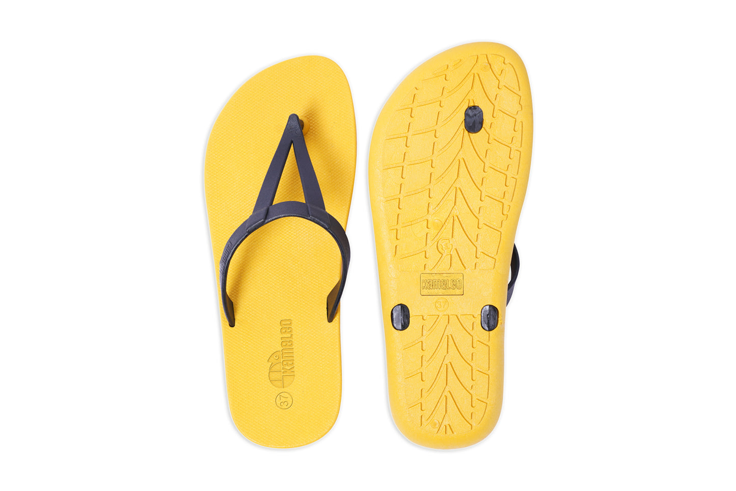 Eiffel Yellow Sole Black Strap
