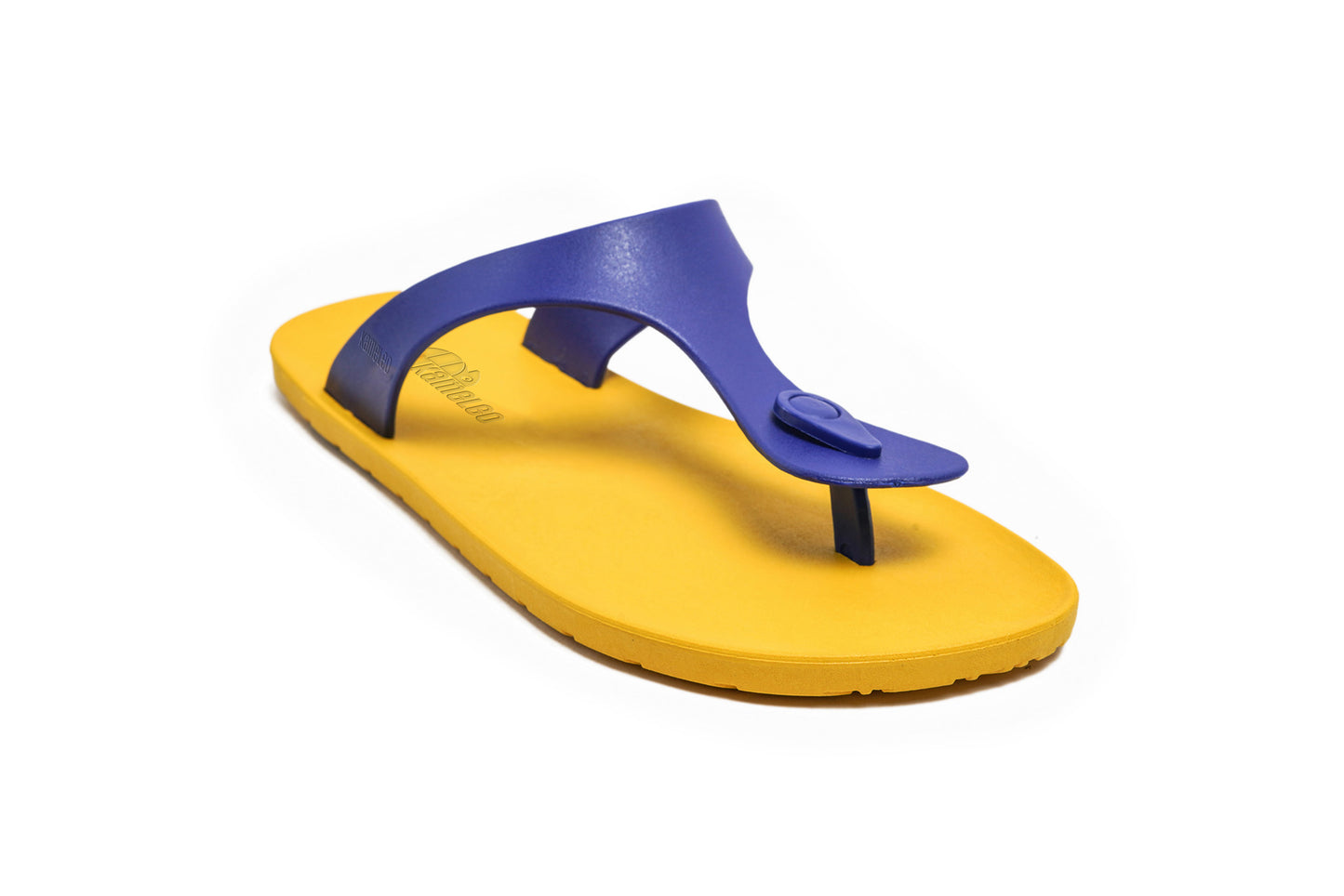 Candy Yellow Sole Blue Strap