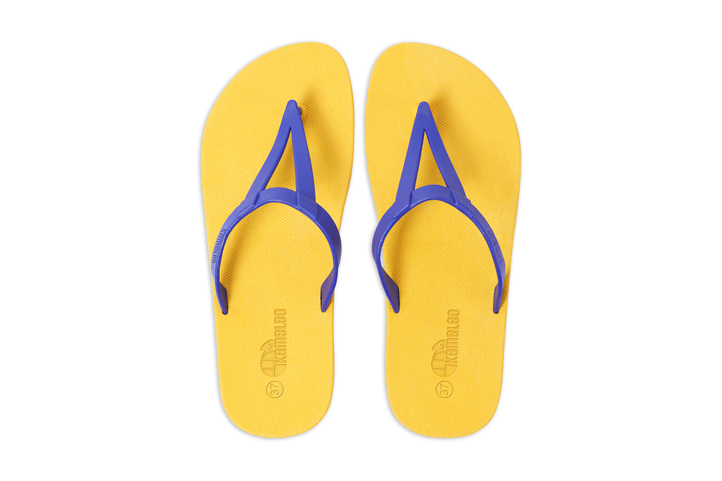 Eiffel Yellow Sole Blue Strap
