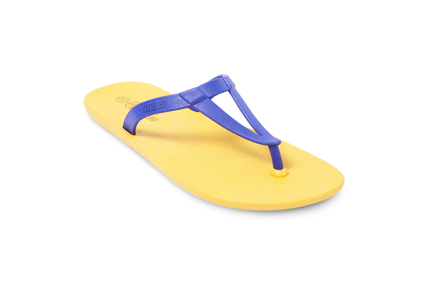 Eiffel Yellow Sole Blue Strap