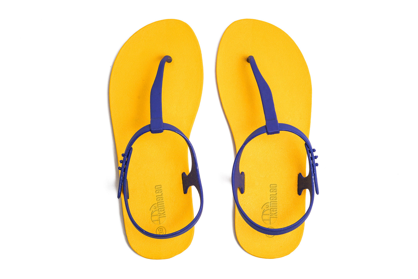 Saily Yellow Sole Blue Strap