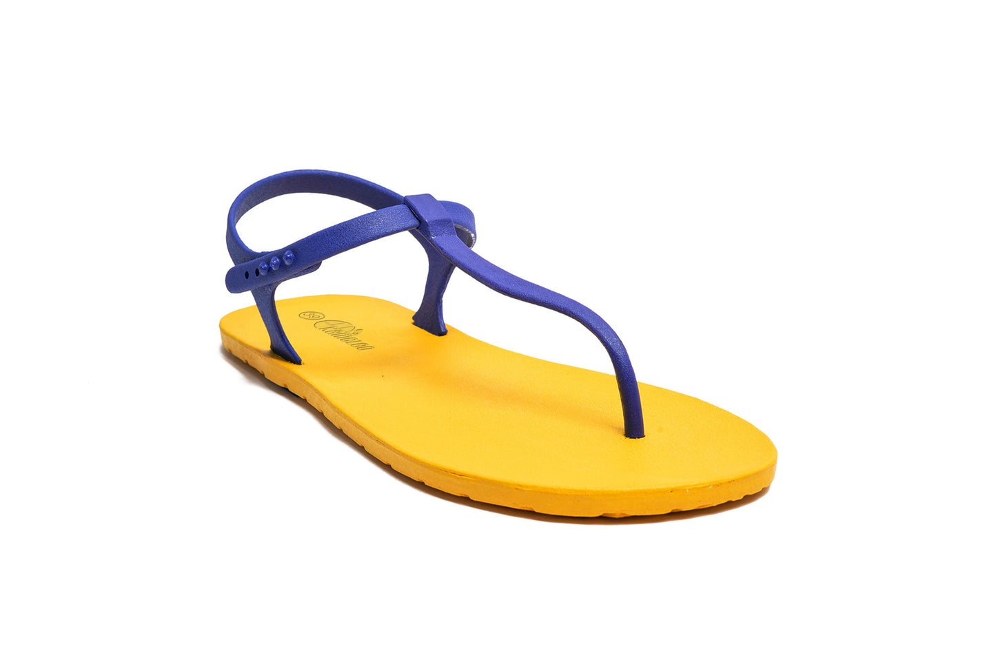 Saily Yellow Sole Blue Strap