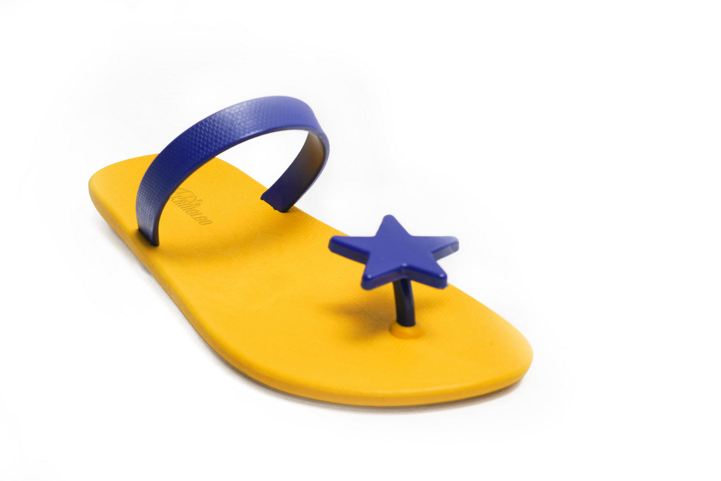 Poppi Star Yellow Sole Blue Strap