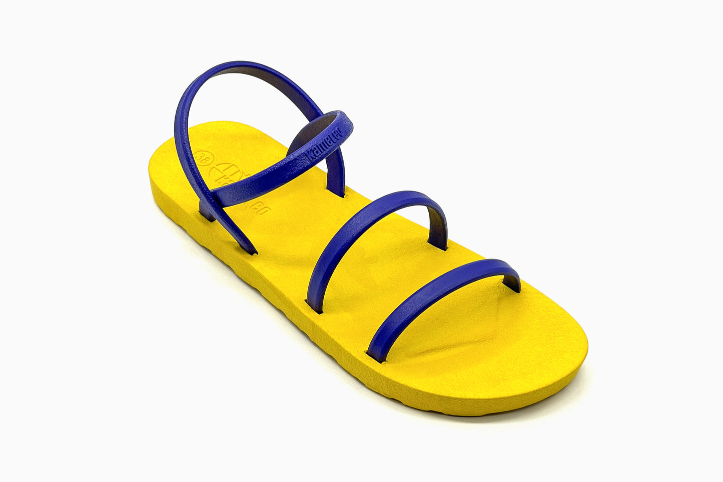Twin Slim Yellow Sole Blue Strap