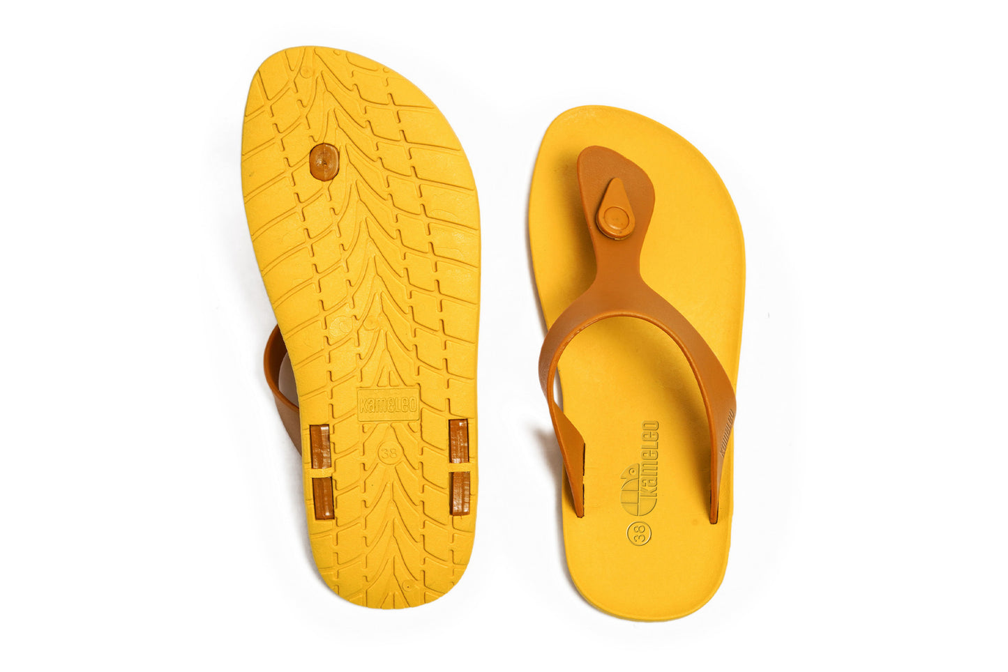 Candy Yellow Sole Caramel Strap