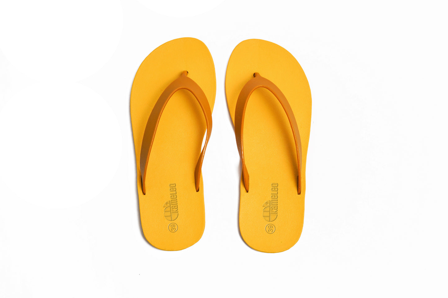 Flippy Yellow Sole Caramel Strap