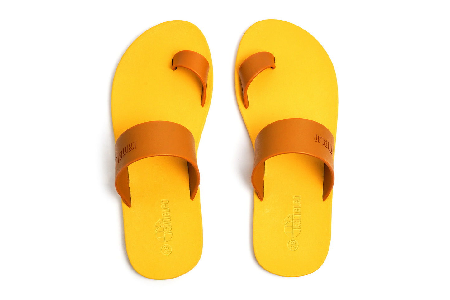 Pop Thumb Yellow Sole Caramel Strap