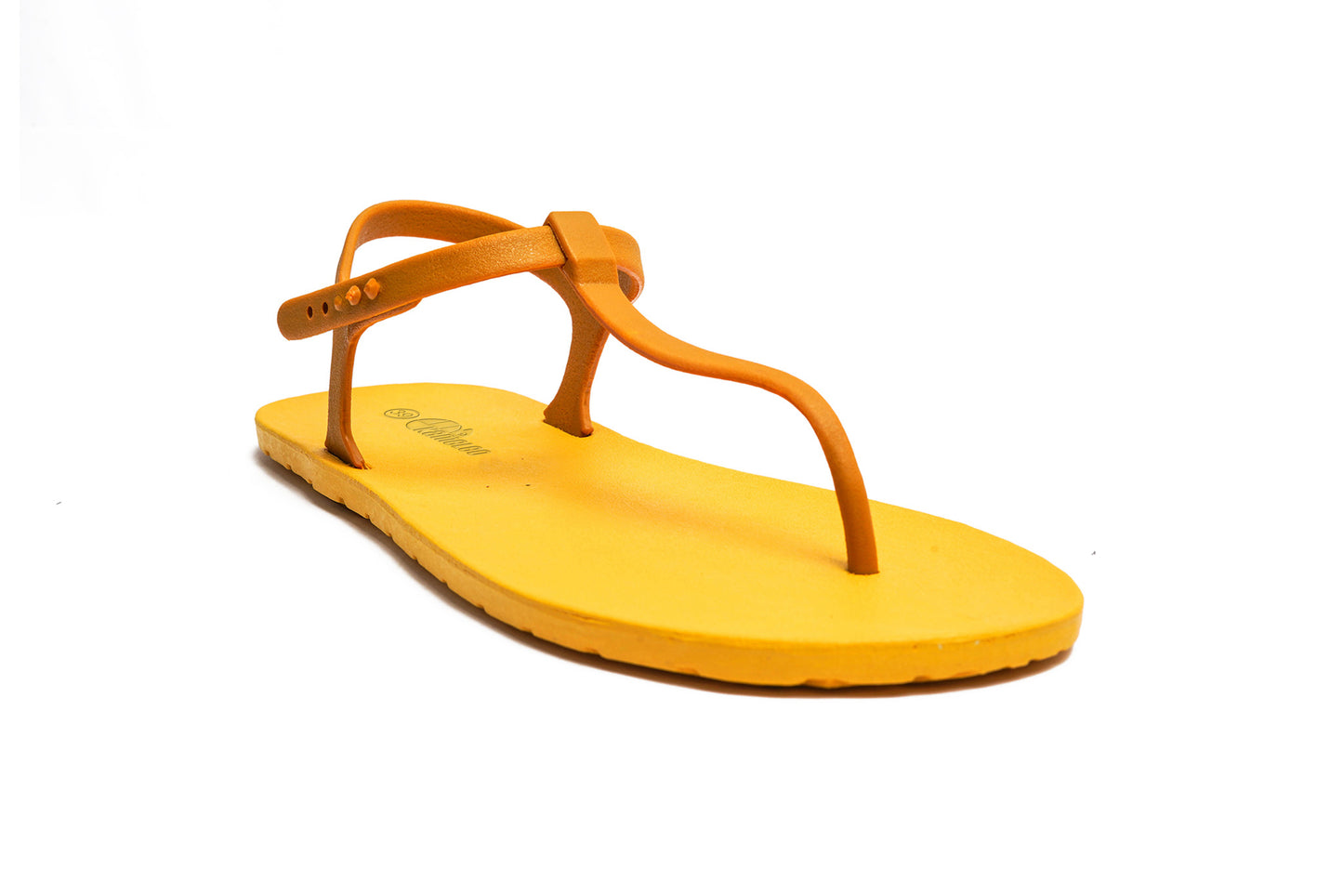 Saily Yellow Sole Caramel Strap