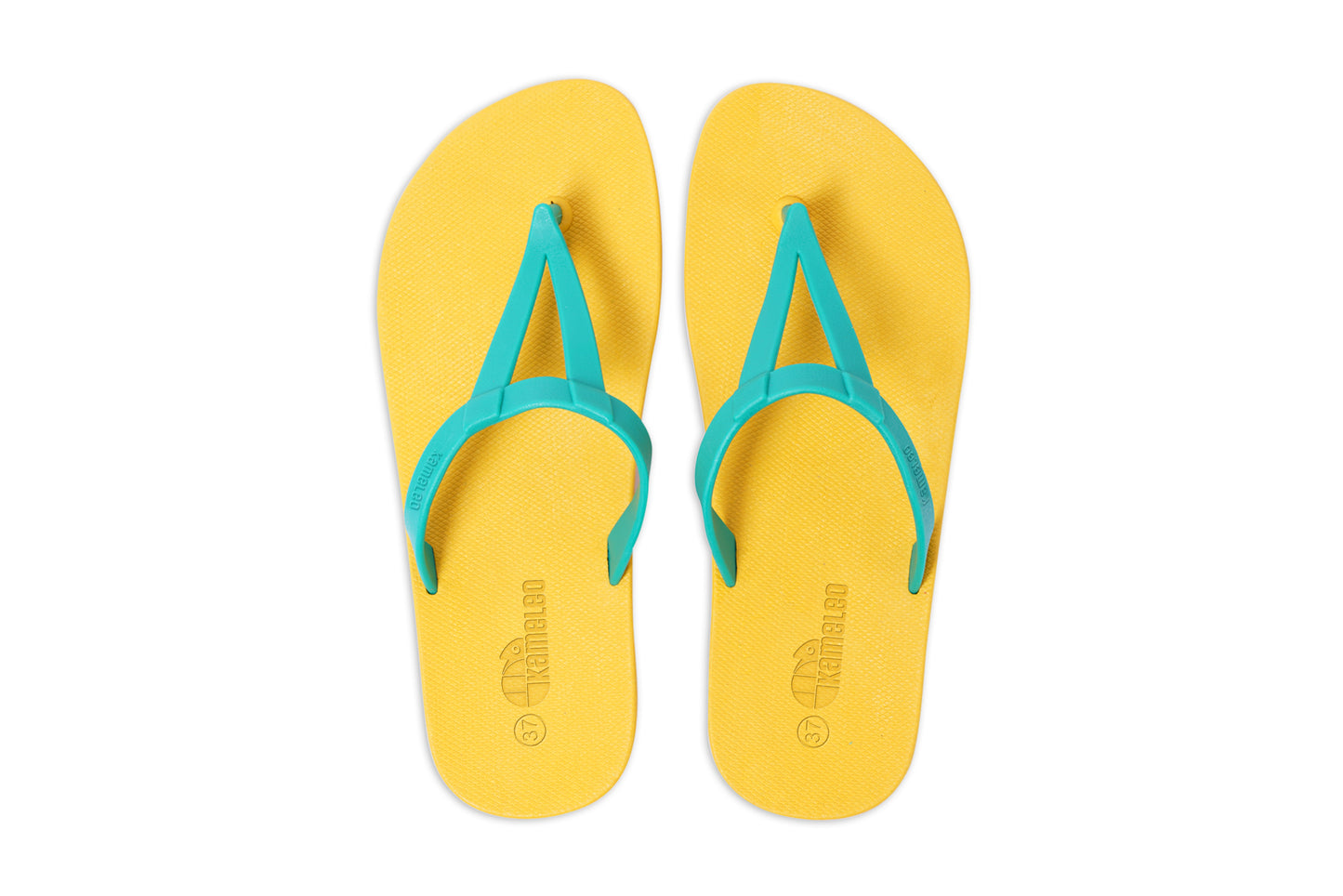 Eiffel Yellow Sole Green Strap