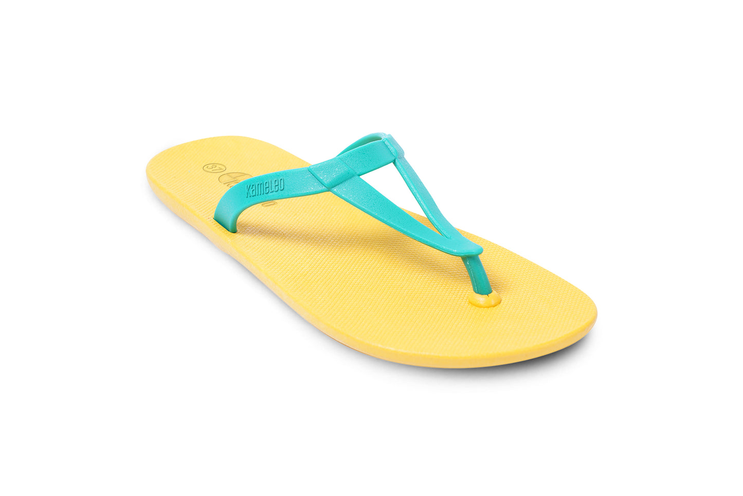Eiffel Yellow Sole Green Strap