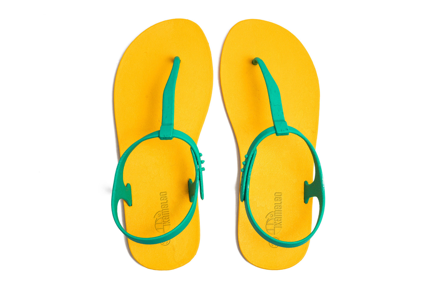 Saily Yellow Sole Green Strap