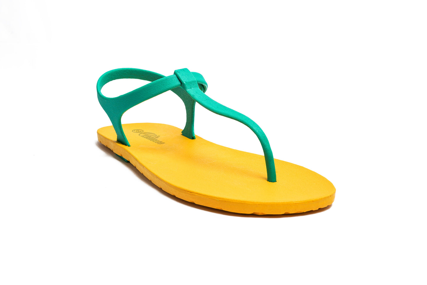 Saily Yellow Sole Green Strap