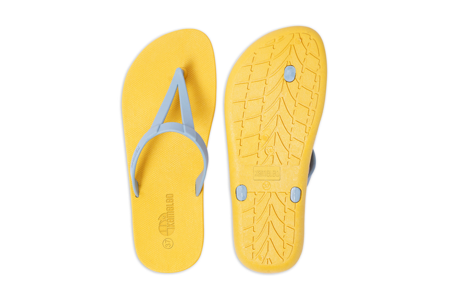 Eiffel Yellow Sole Grey Strap
