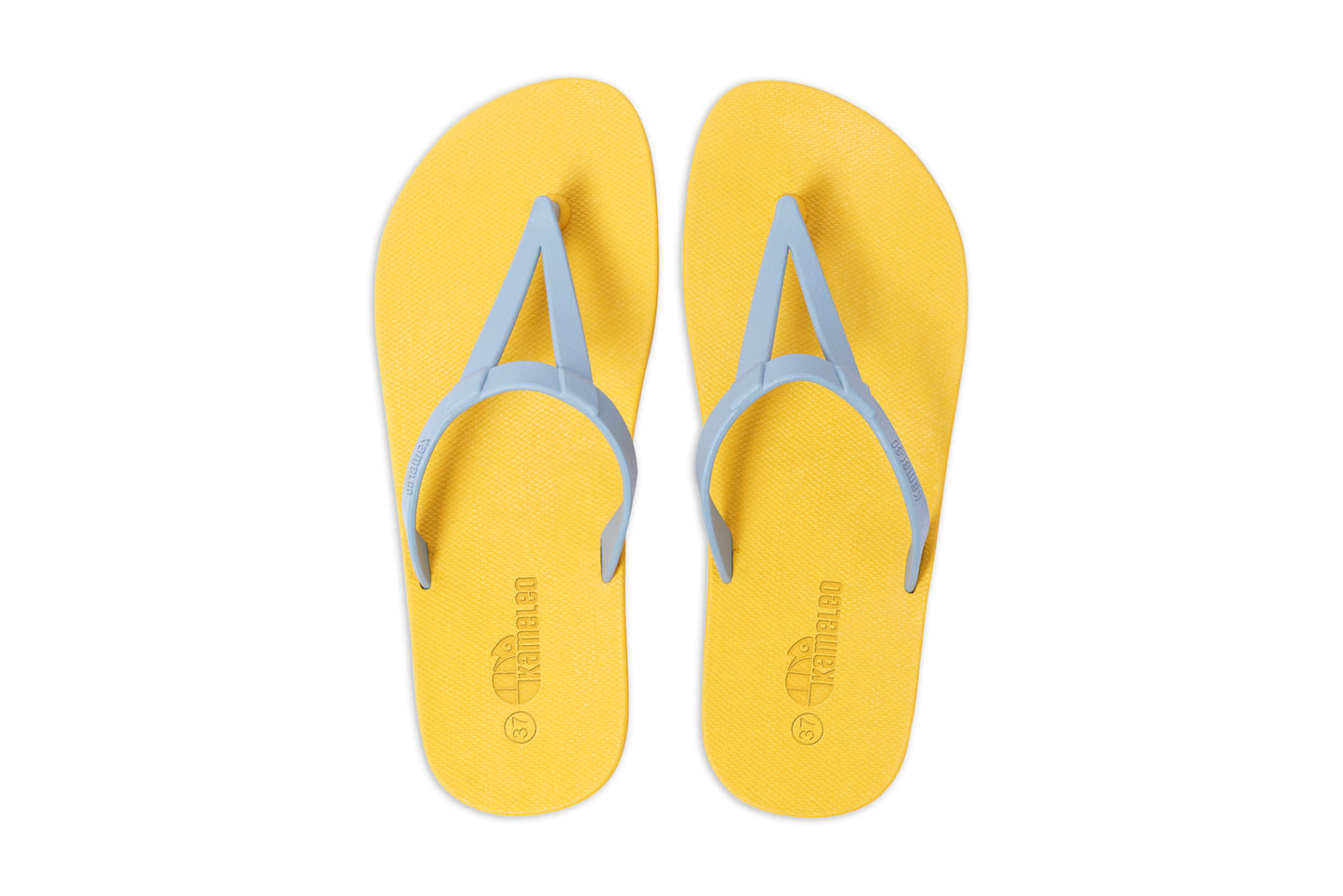 Eiffel Yellow Sole Grey Strap