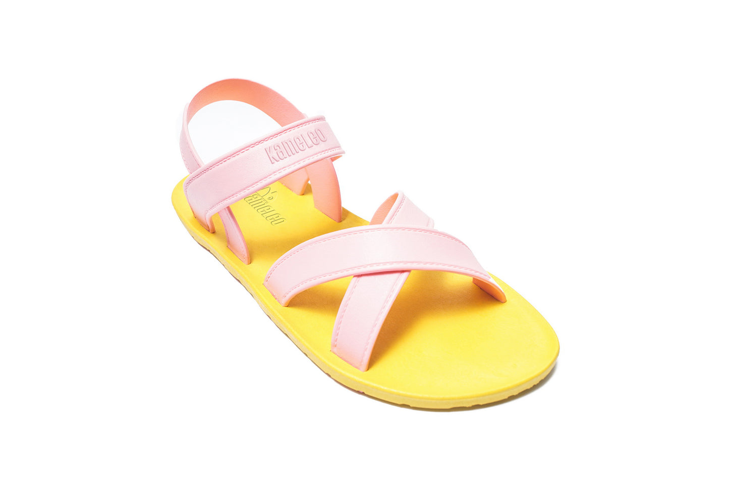 Cross Plus Kids Yellow Sole LightPink Strap