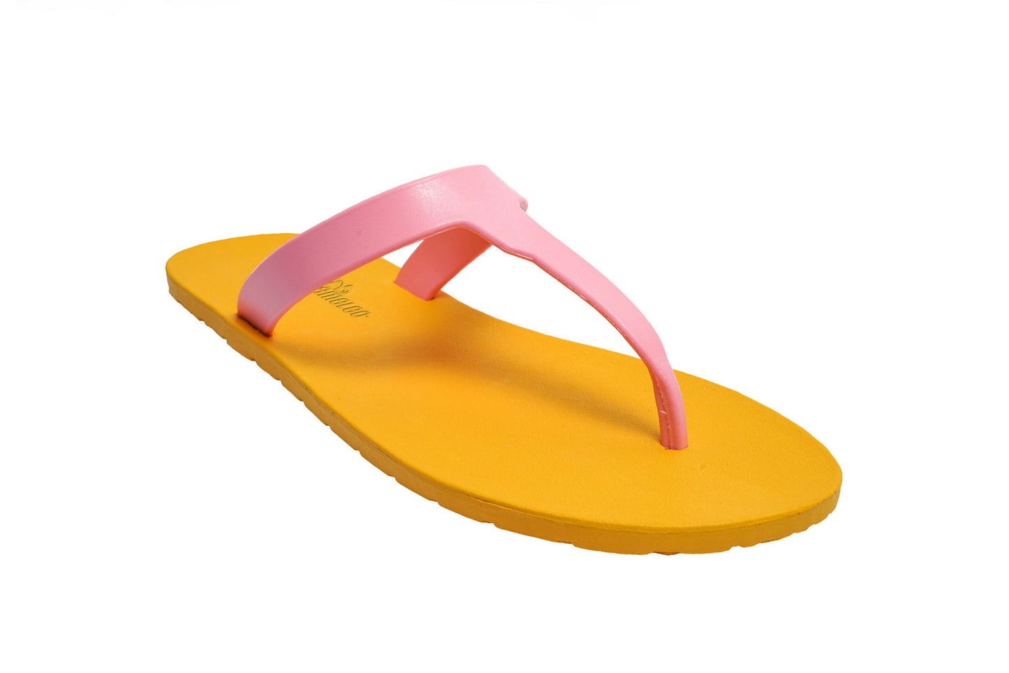 Thongs Yellow Sole LightPink Strap
