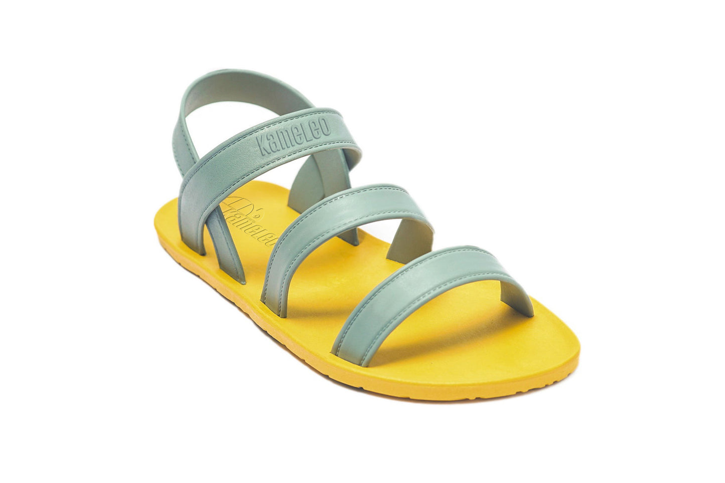 Twin Plus Kids Yellow Sole Grey Strap