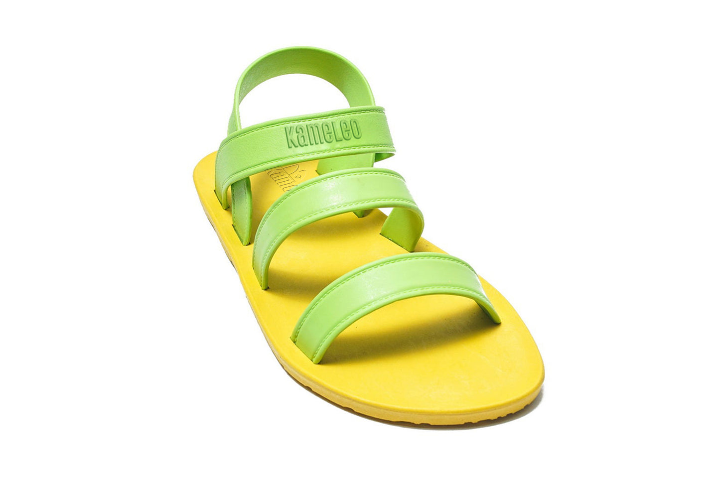 Twin Plus Kids Yellow Sole Lime Strap
