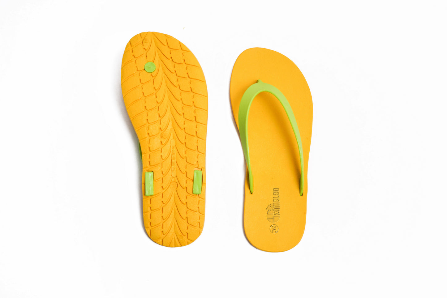 Flippy Yellow Sole Lime Strap