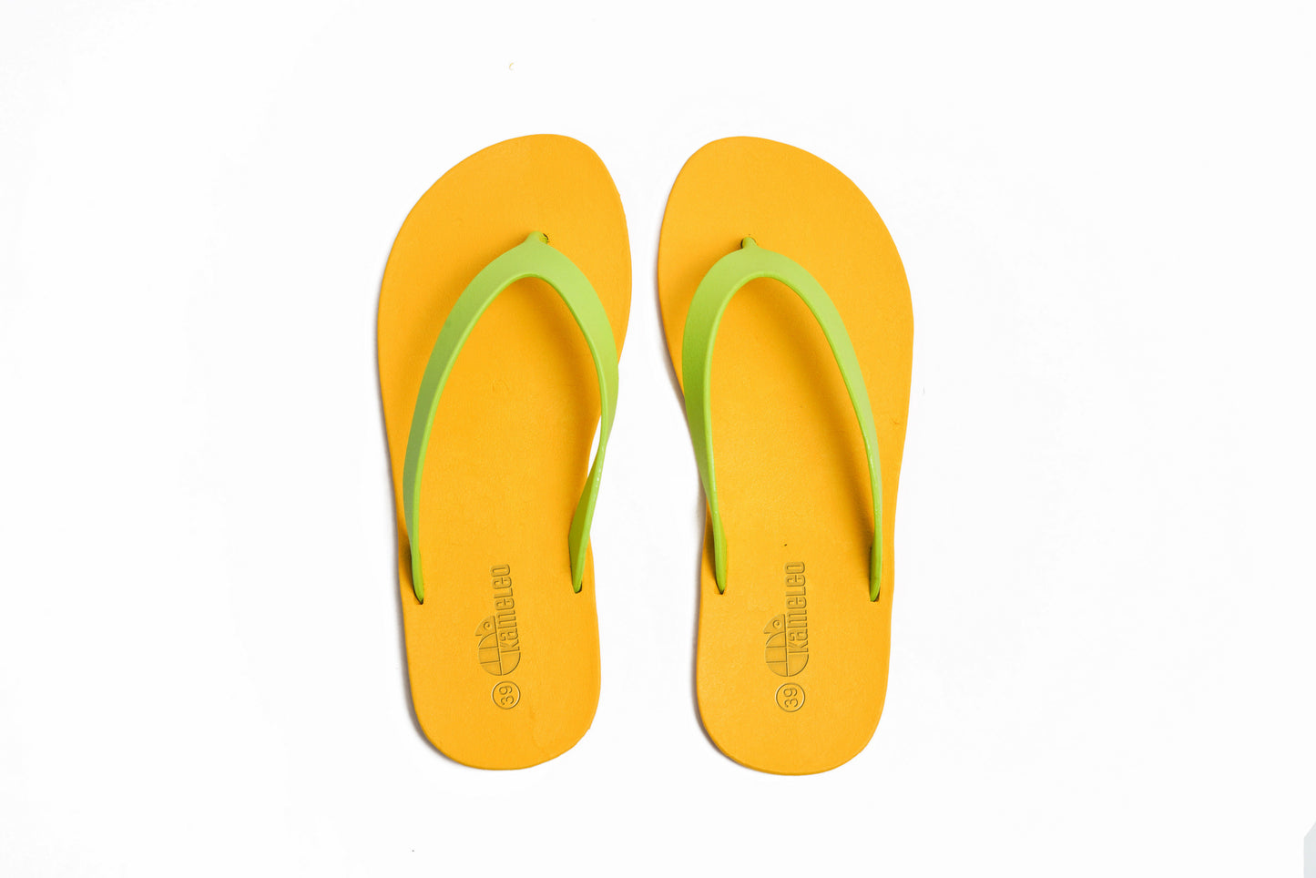 Flippy Yellow Sole Lime Strap