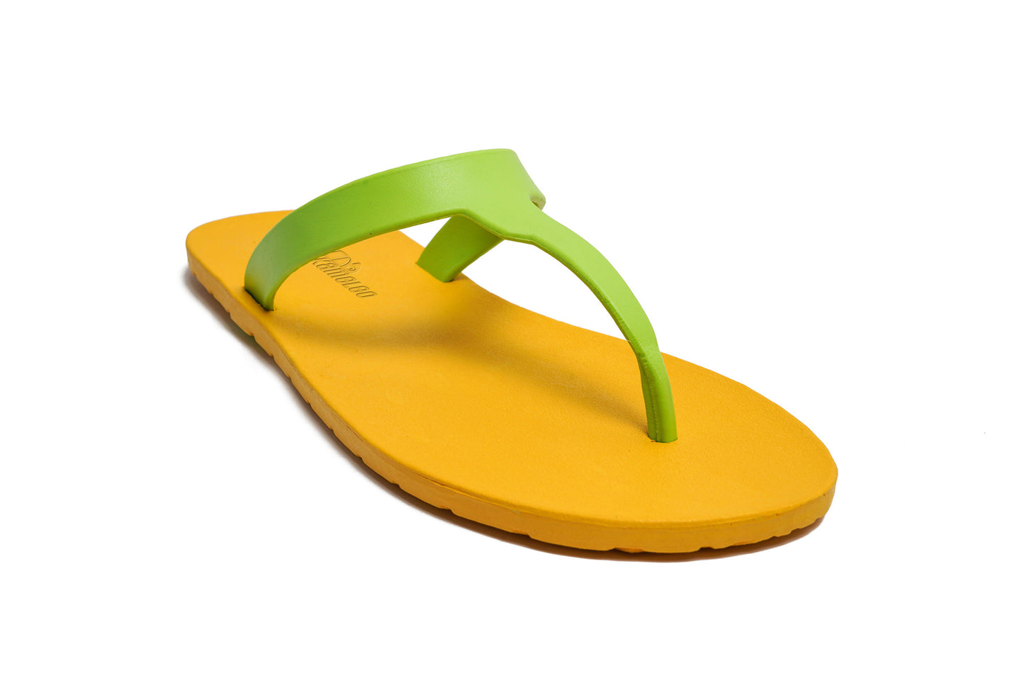 Thongs Yellow Sole Lime Strap