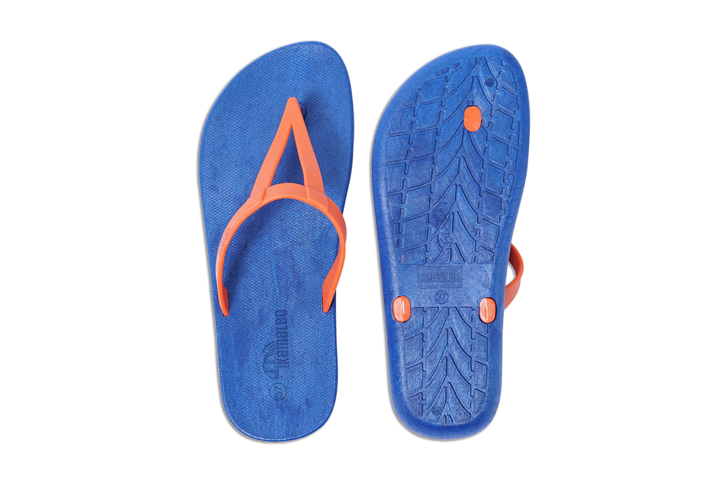 Eiffel Blue Sole Orange Strap
