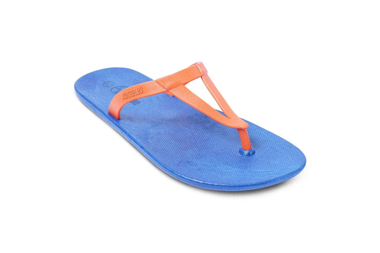Eiffel Blue Sole Orange Strap