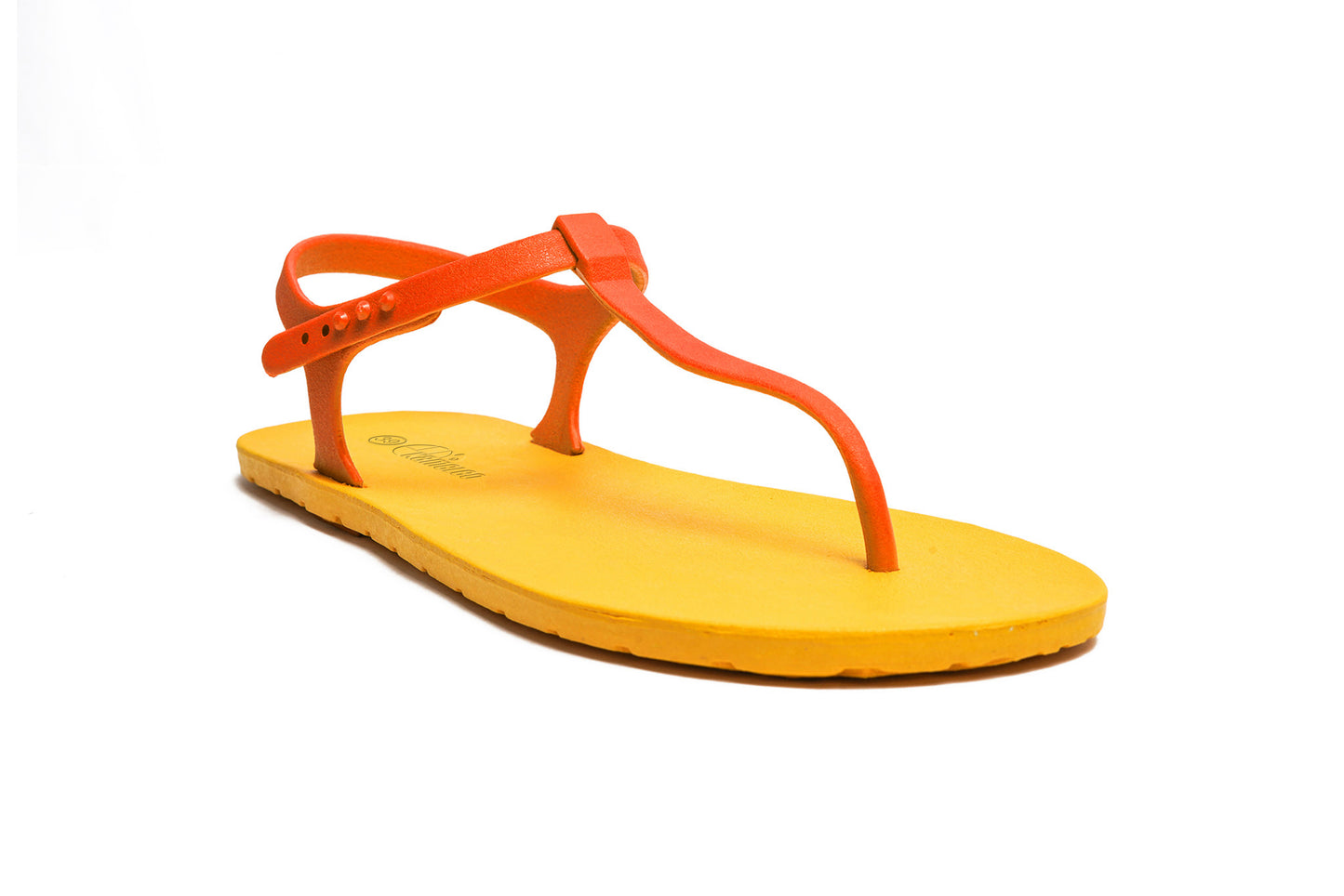 Saily Yellow Sole Orange Strap