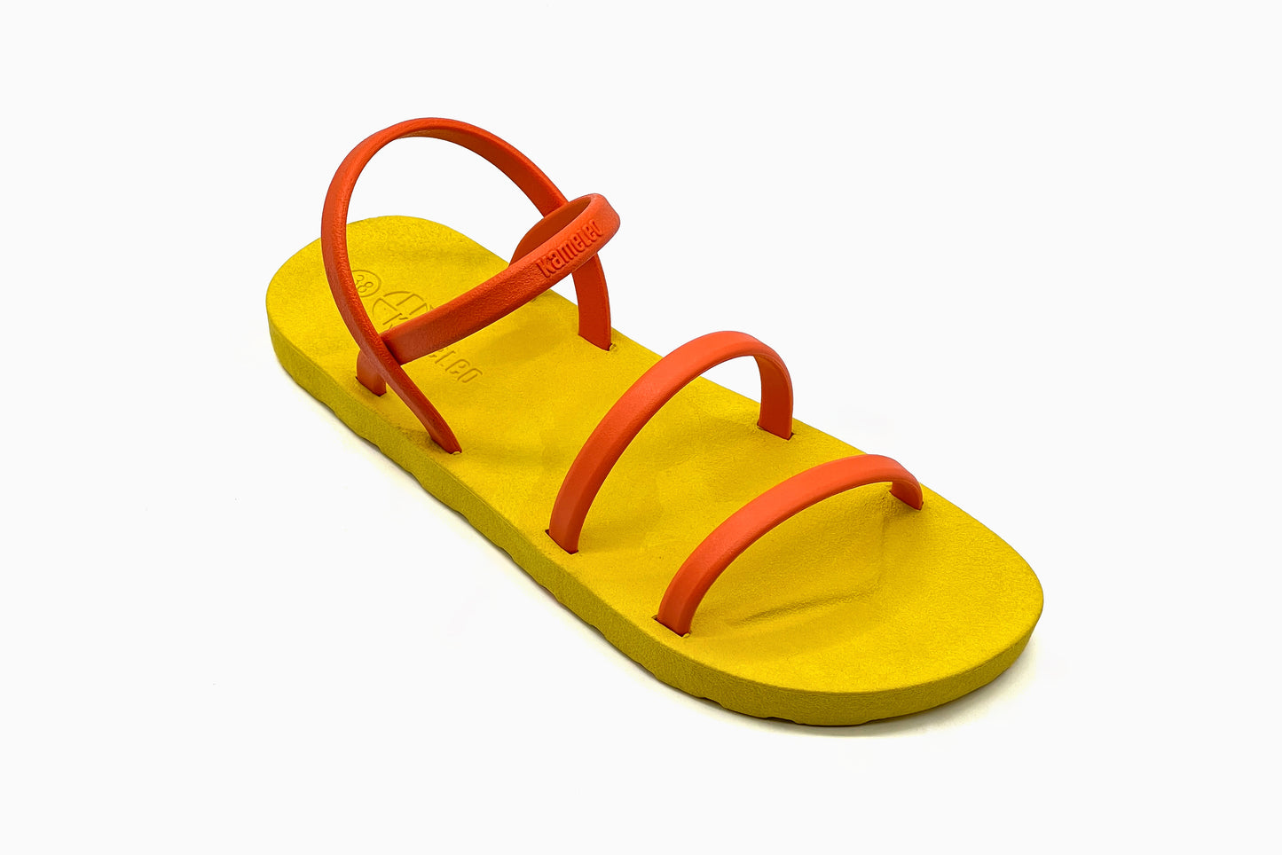 Twin Slim Yellow Sole Orange Strap