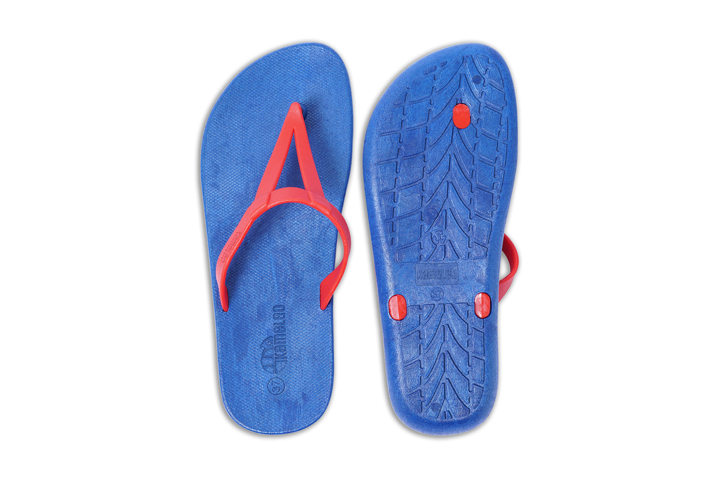 Eiffel Blue Sole Red Strap