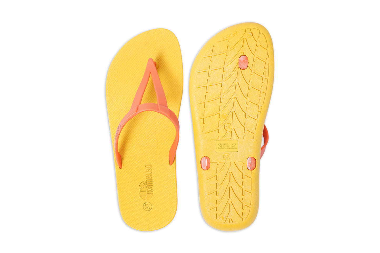 Eiffel Yellow Sole Orange Strap