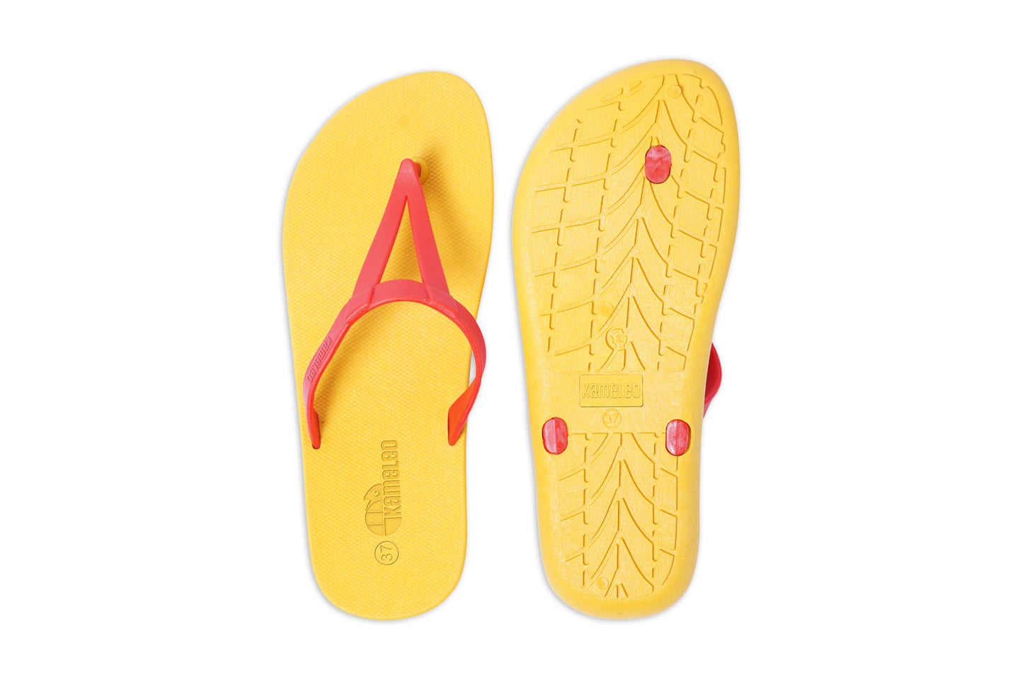 Eiffel Yellow Sole Red Strap