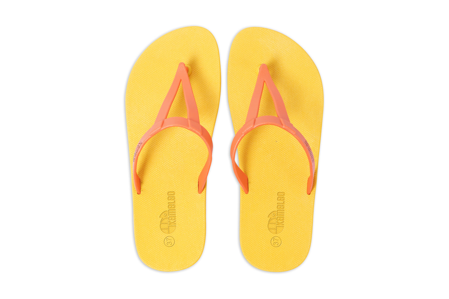 Eiffel Yellow Sole Orange Strap