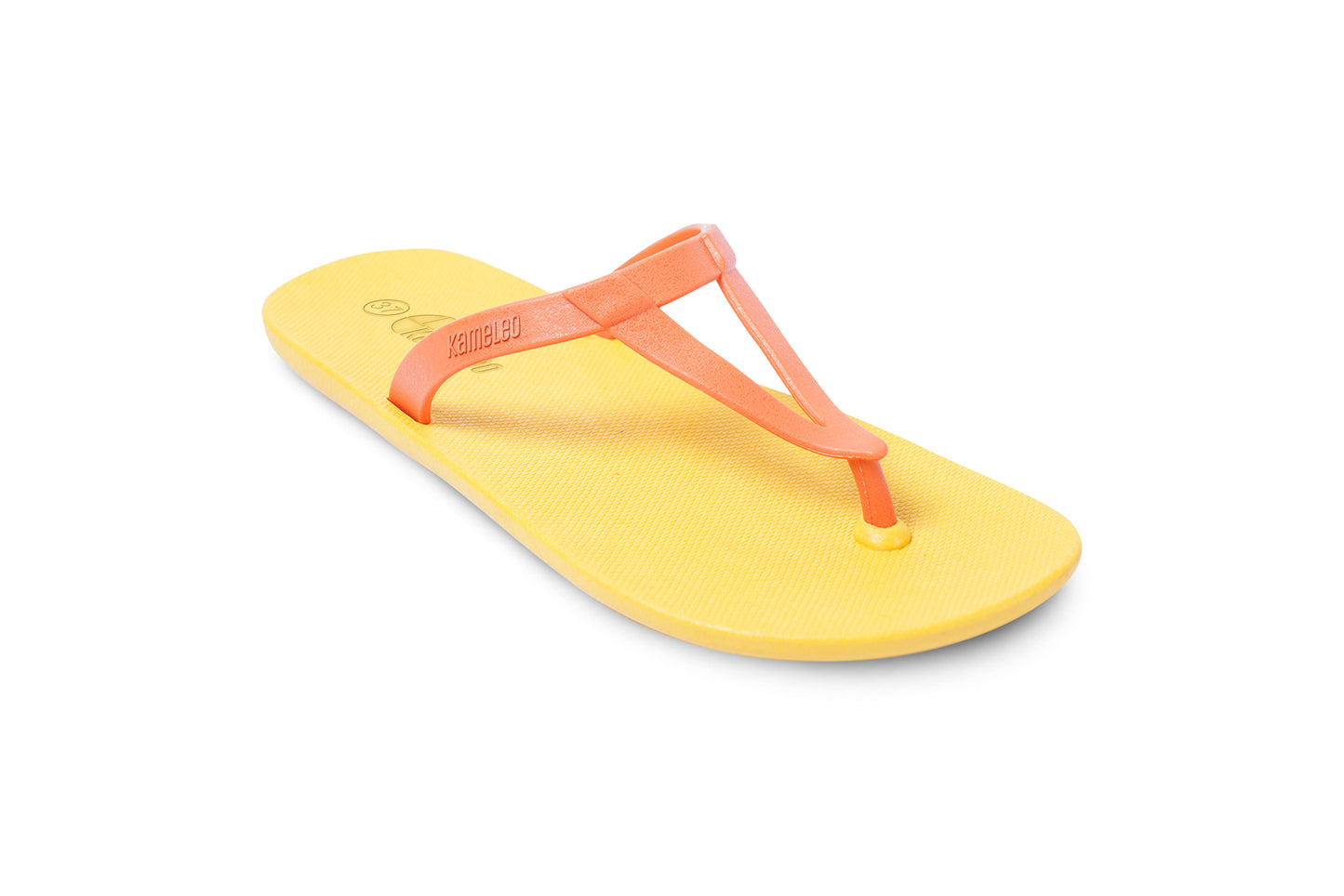 Eiffel Yellow Sole Orange Strap
